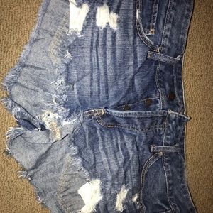 Hollister Dark Jean Shorts